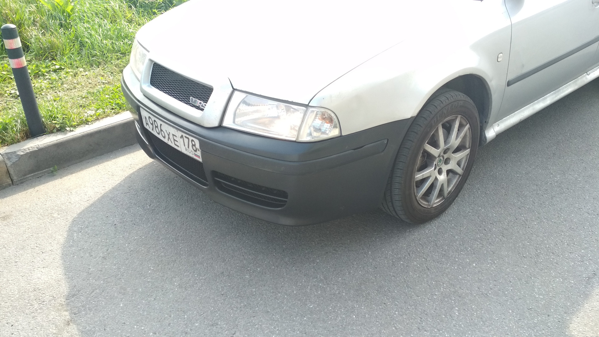 Наконец поменял бампер — Skoda Octavia A4 Mk1, 1,8 л, 2003 года ...
