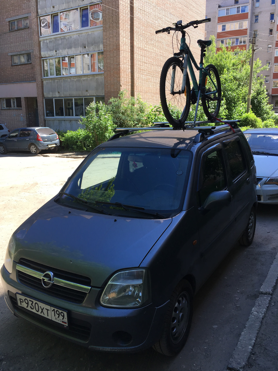 Крепление фэтбайка — Opel Agila A, 1 л, 2006 года | аксессуары | DRIVE2