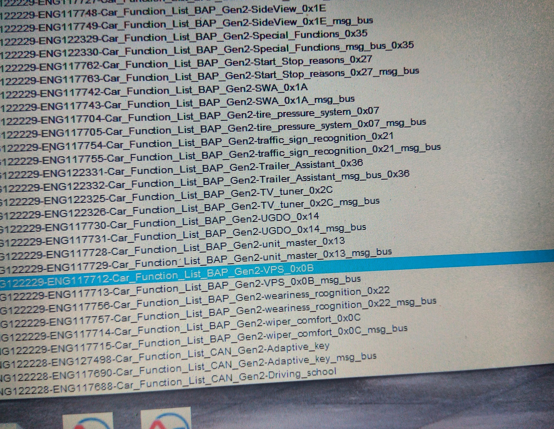 Функция list. Car function list bap Gen 2. 122332. Eng122229-eng117718-car_function_list_bap_gen2-Mirror_0x0e_msg_Bus,Suspension data Bus ,64.