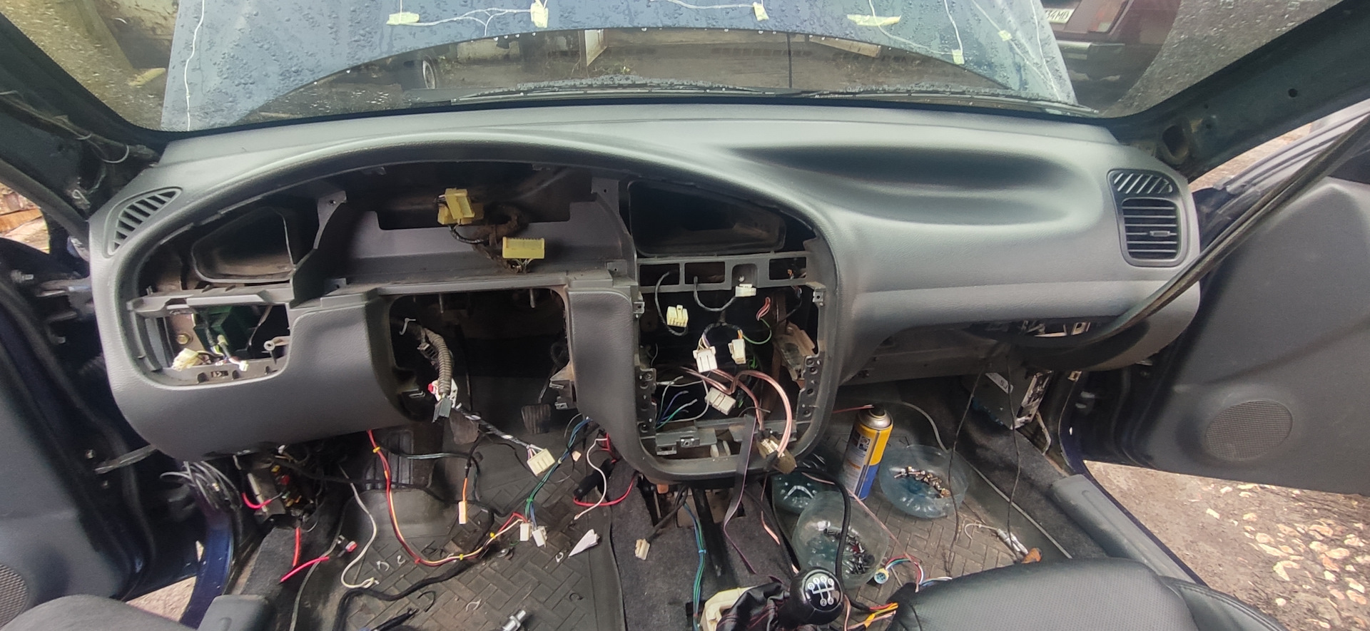 Removing the instrument panel (Chevrolet Lanos T150 2002-2009: Body: Repair of b