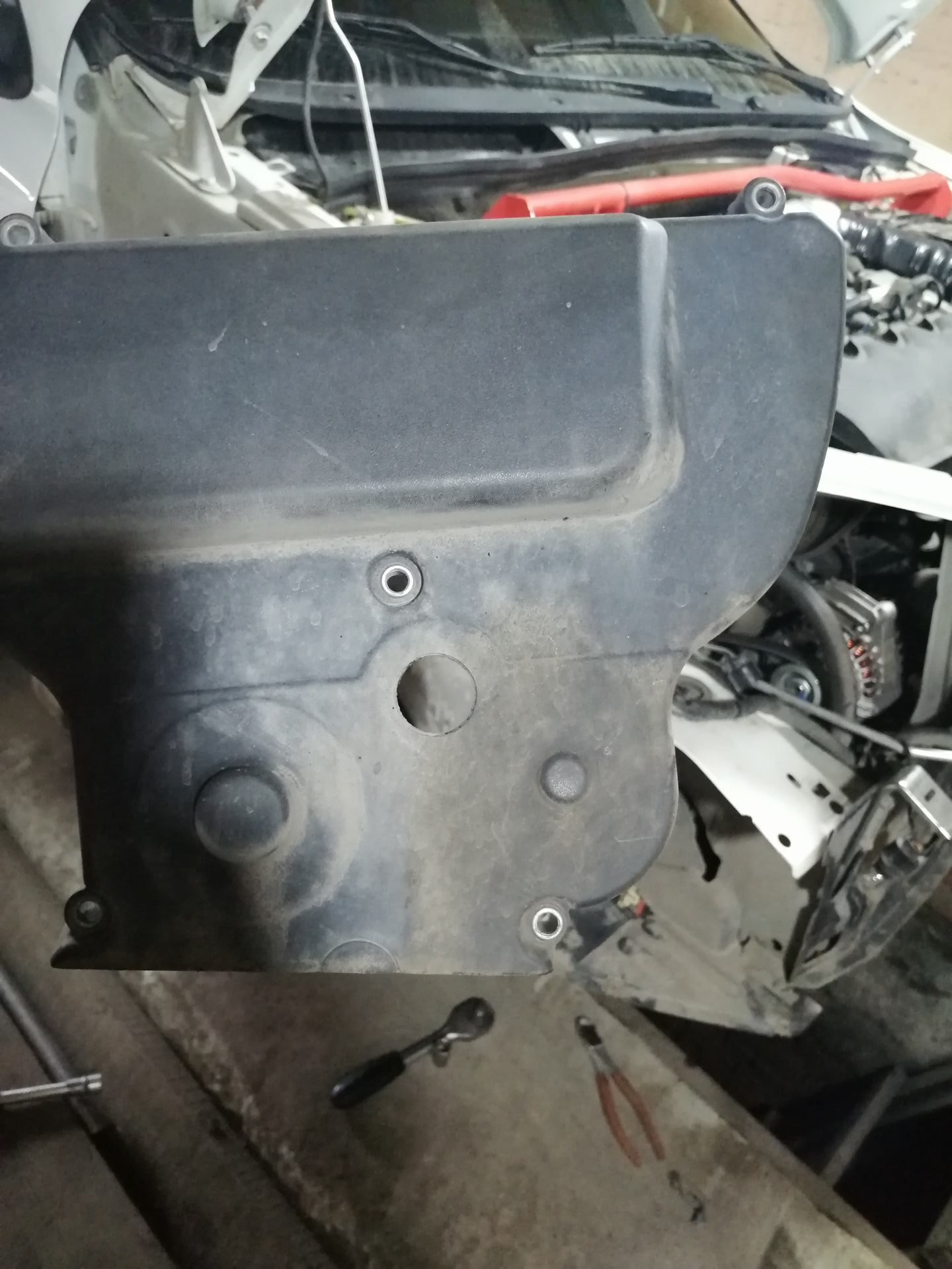 46_Натяжитель ремня генератора как на приоре — Lada Калина 2 хэтчбек, 1 ...