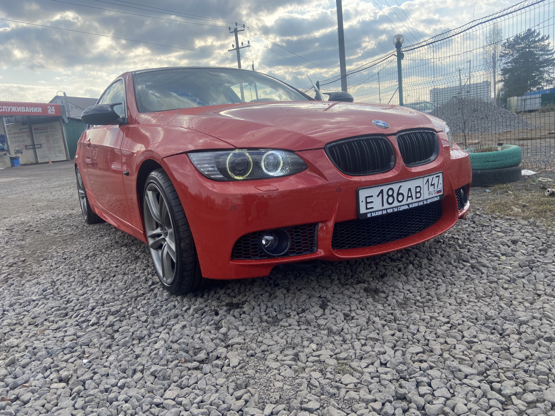 Намыл машину и фара не запотела — BMW 3 series Coupe (E92), 2,5 л, 2007  года | мойка | DRIVE2