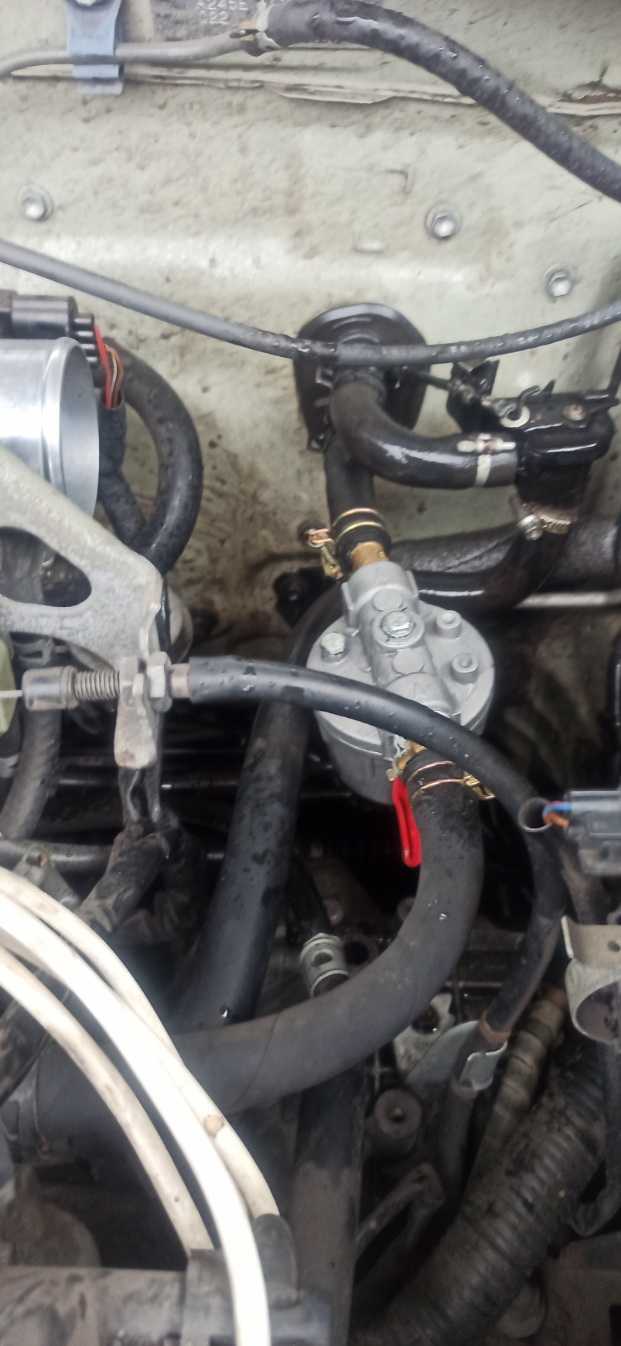 Фильтр в систему охлаждения. — Toyota Carina (6G), 1,8 л, 1995 года ...