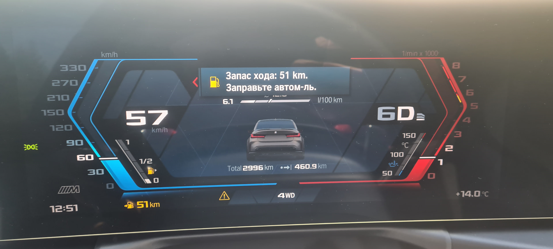 Закончился бензин? Супер! — BMW M3 (G80), 3 л, 2023 года | наблюдение |  DRIVE2