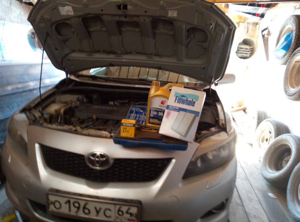 Т. 0 24 21марта — Toyota Corolla (140/150), 1,4 л, 2008 года | плановое ...