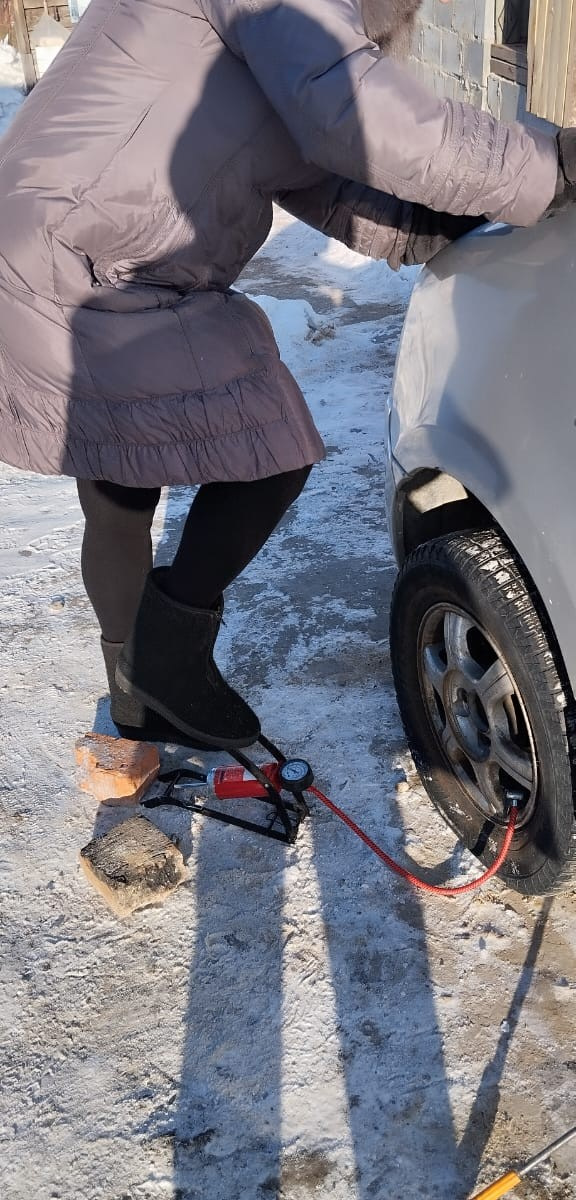 Левое переднее колесо