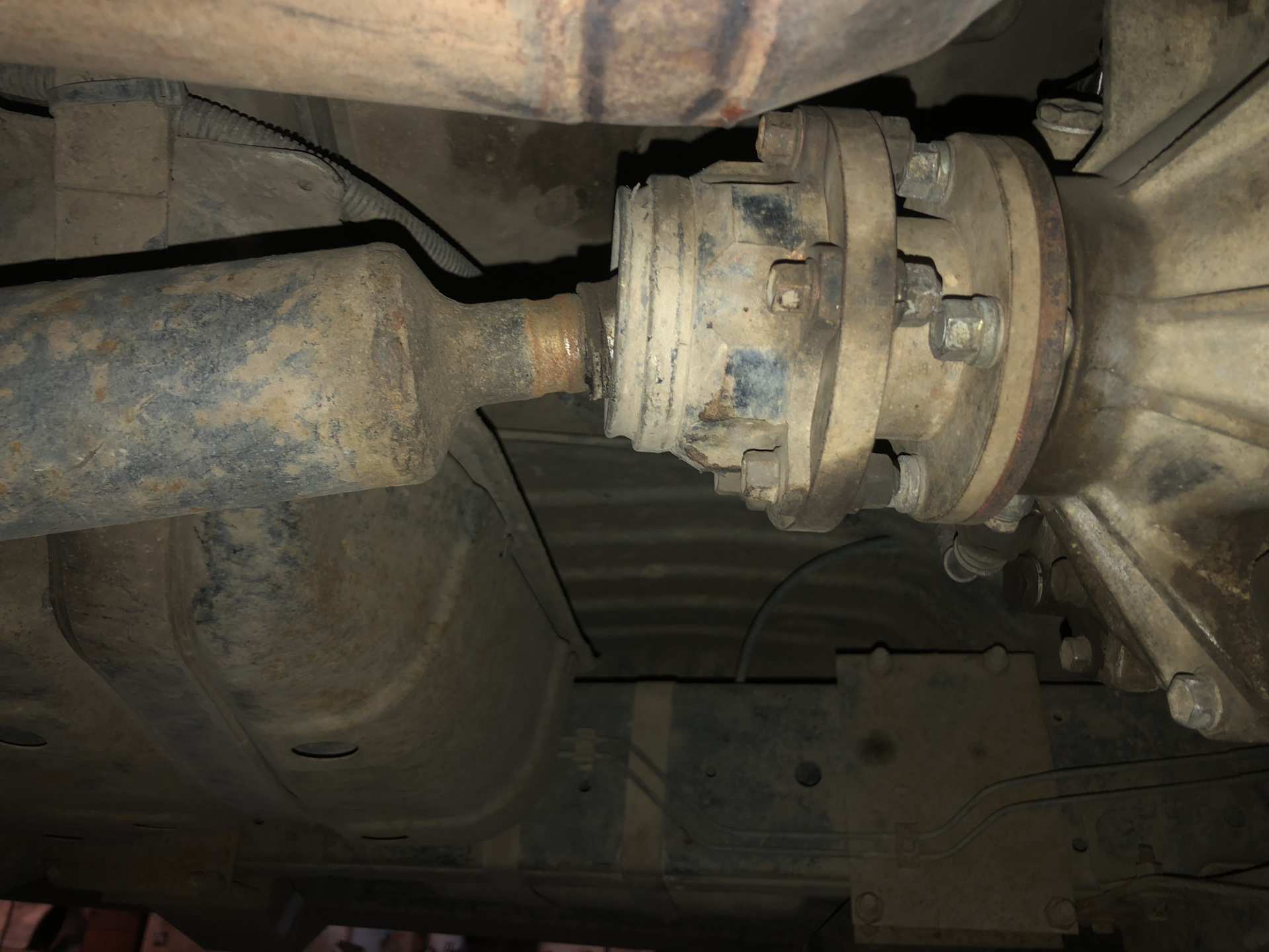 Проставка заднего кардана — Toyota Land Cruiser 80, 4,2 л, 1994 года ...