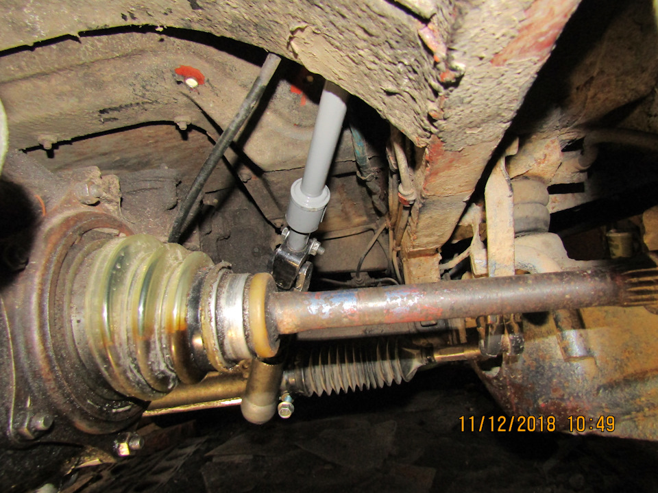 Установка рулевой рейки 2 модернизация — ЛуАЗ 969, 1,4 л., 1991 года ...