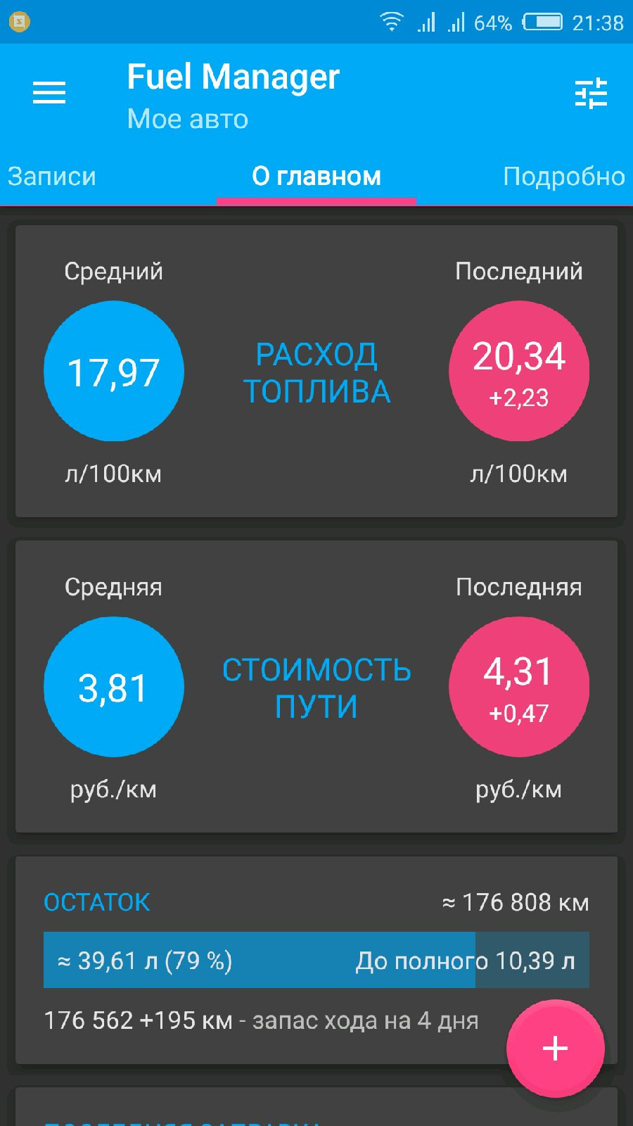 Расход и слежка за расходом :) — SsangYong Kyron, 2,3 л, 2012 года ...