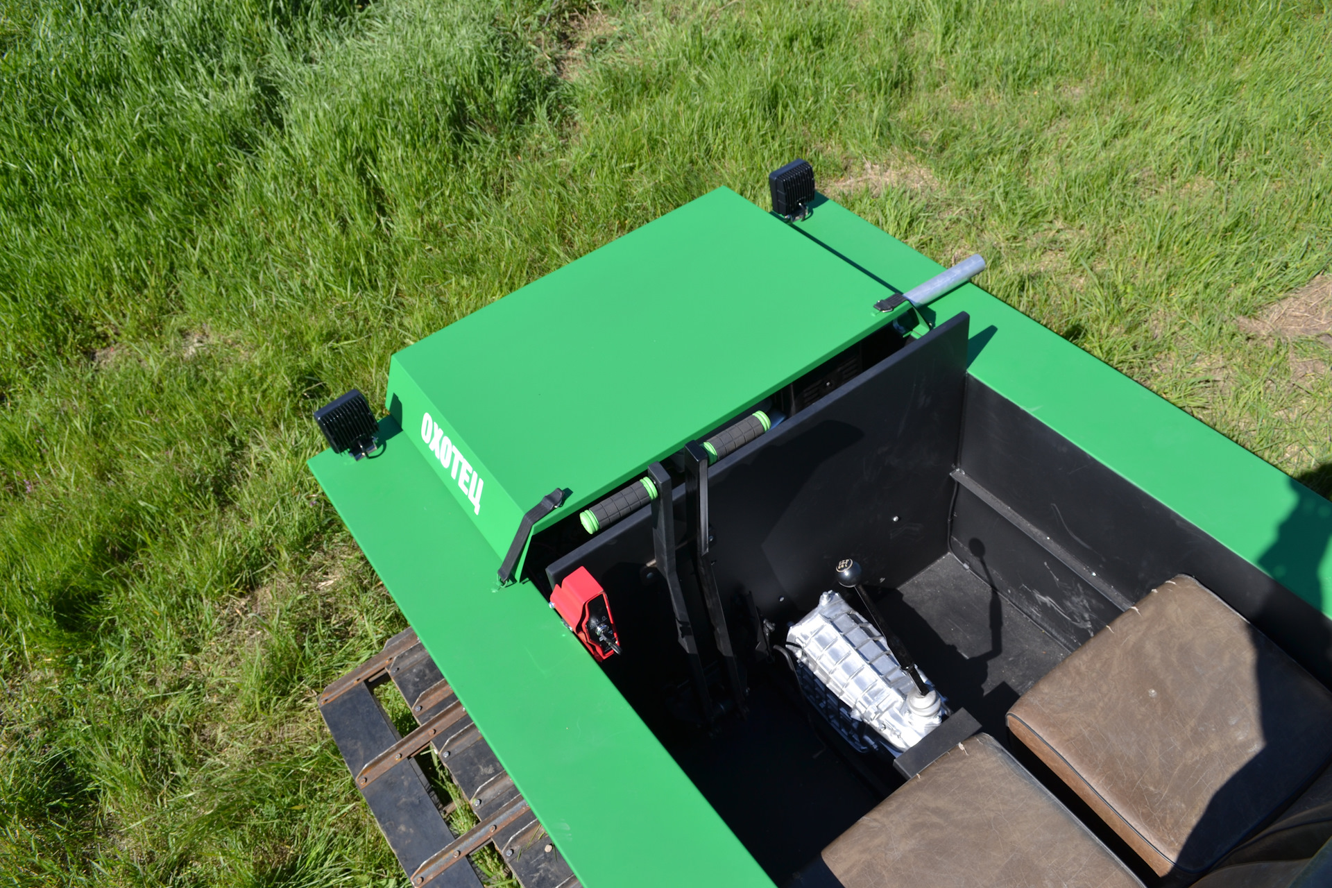 Расширители гусениц для езды по снегу и болоту Охотец — мини погрузчик ...