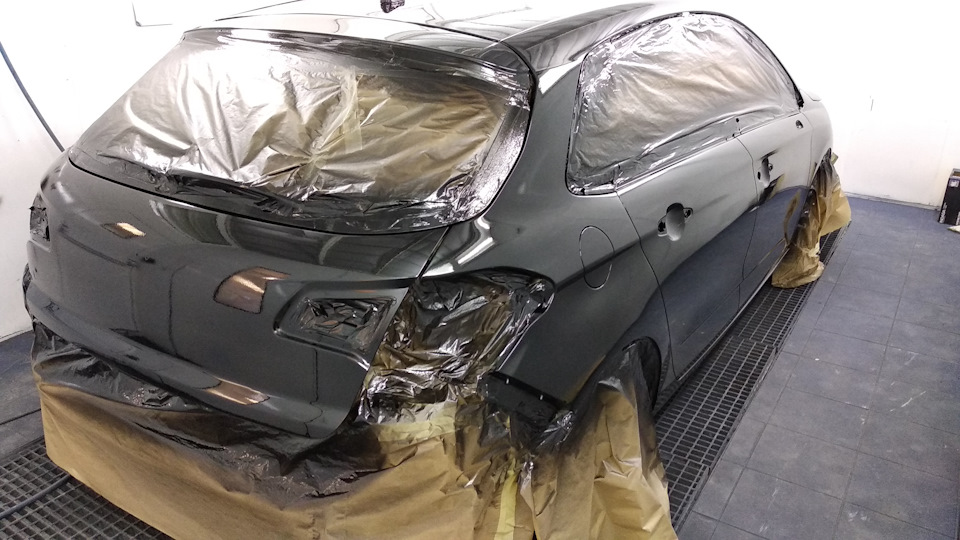 Покраска авто водными красками