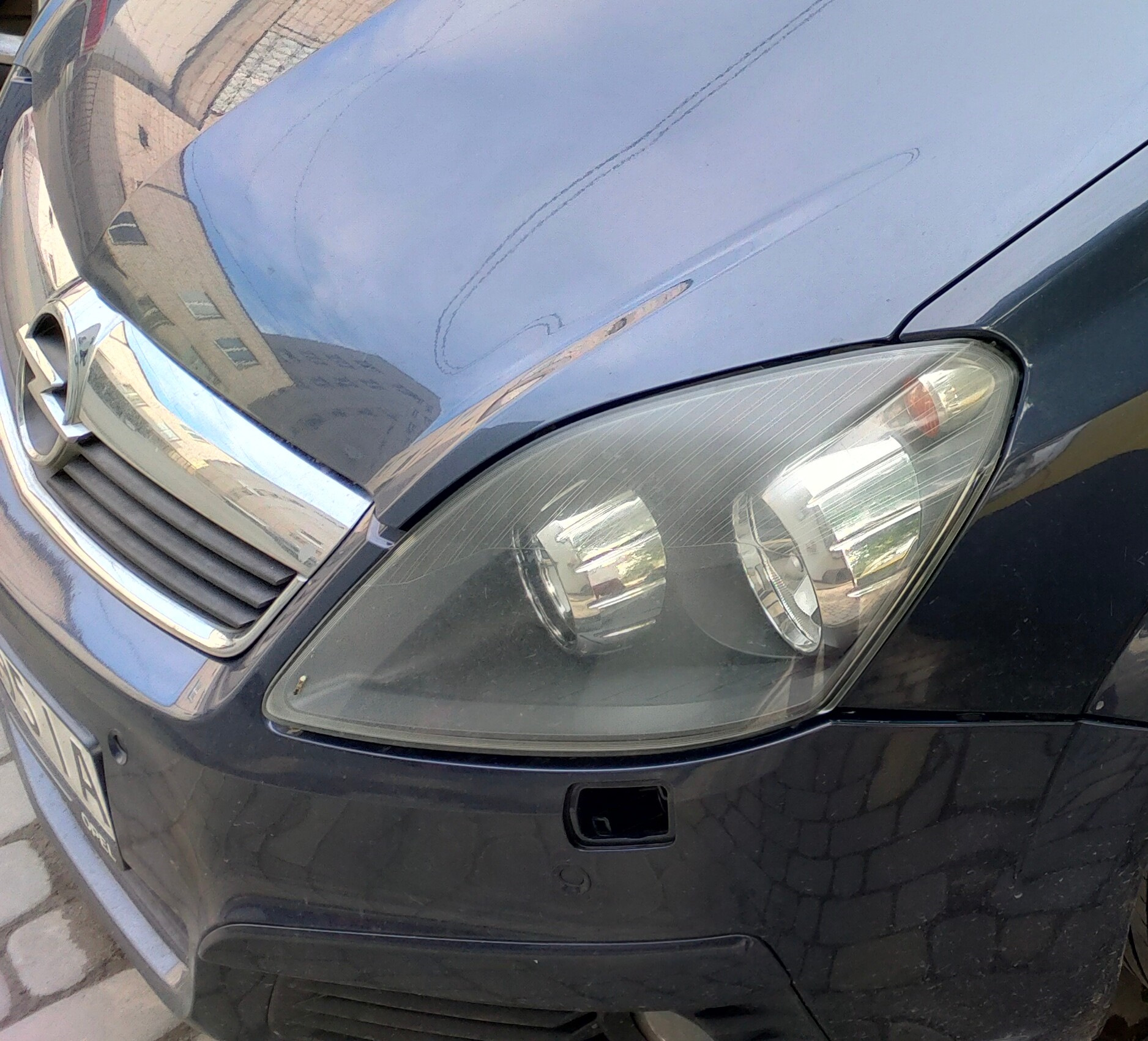 Востановление омывателей фар и установка Led ламп в цоколь H7 — Opel Zafira  B, 1,9 л, 2007 года | кузовной ремонт | DRIVE2