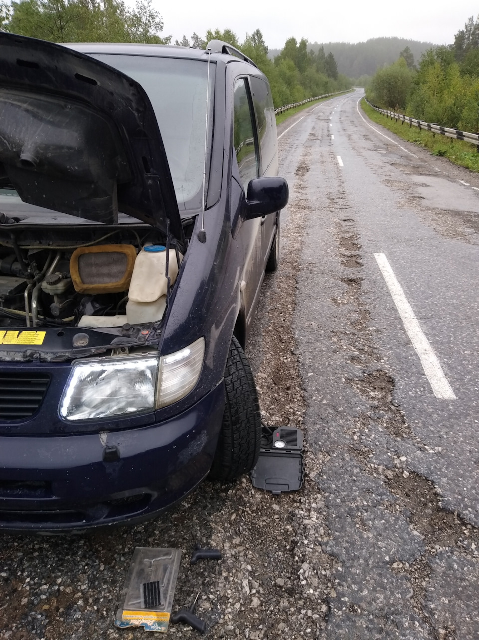 7000км за отпуск, впечатления от дороги. — Mercedes-Benz V-Class (W638),  2,3 л, 2000 года | путешествие | DRIVE2