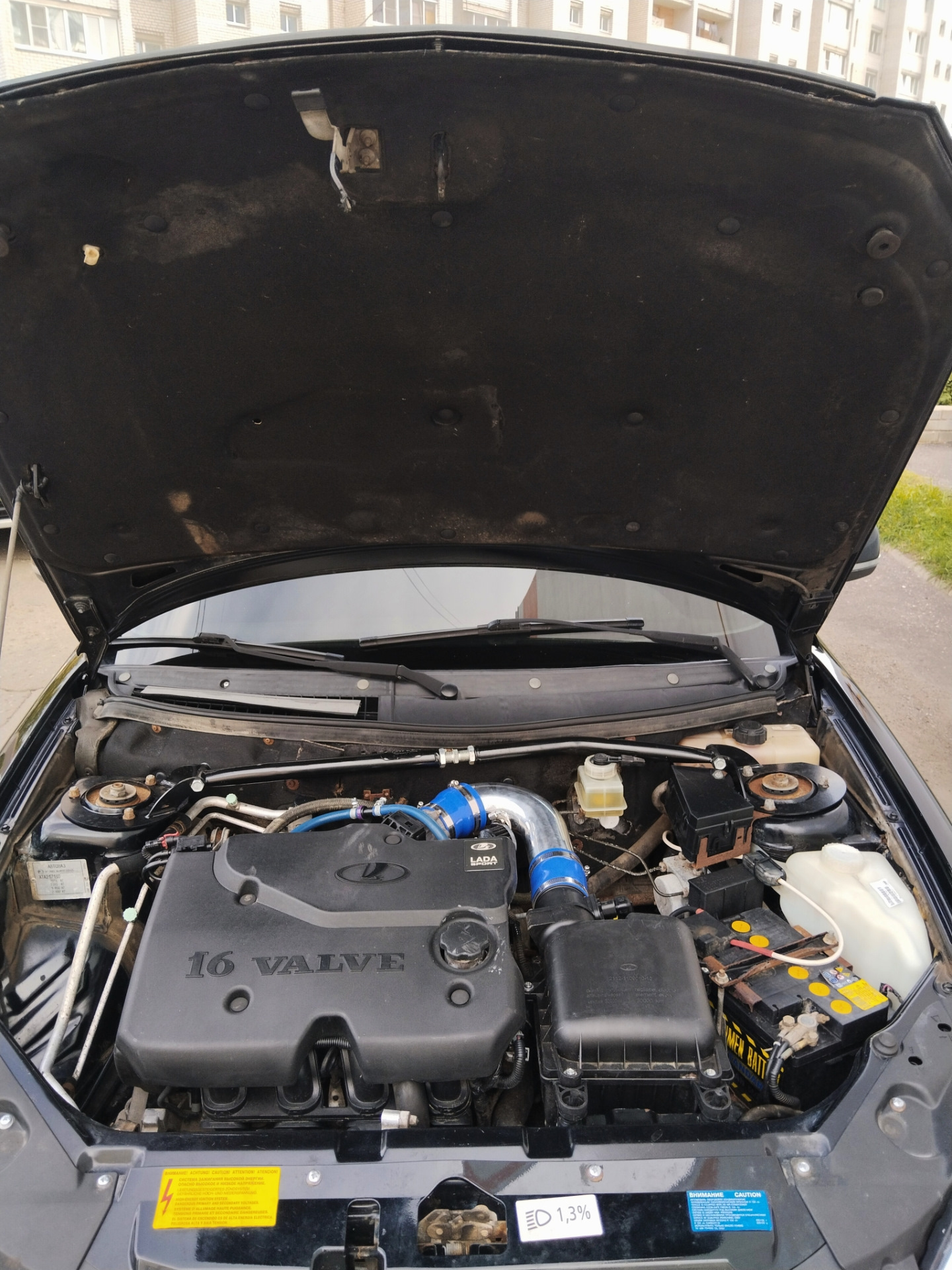 Холодный впуск приора — Lada Приора универсал, 1,6 л, 2011 года ...