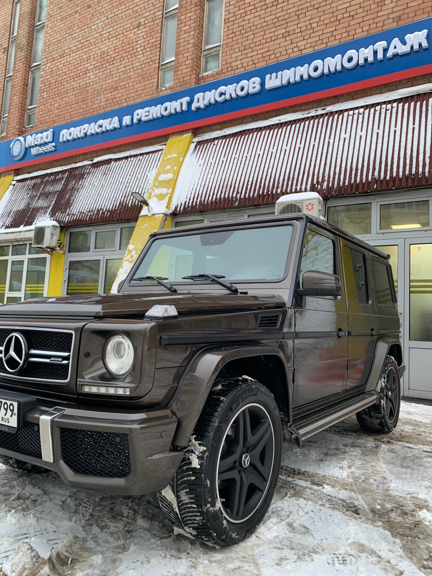 Окраска дисков в Maxi Wheels (Дмитровское шоссе) — Mercedes-Benz G ...