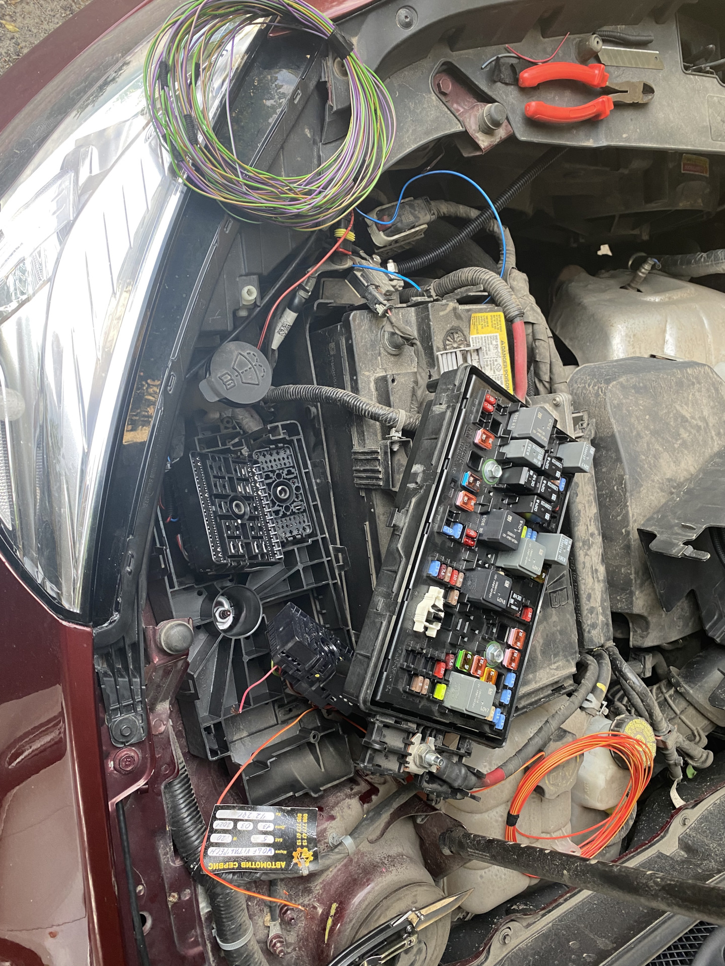 Подключение корректора высоты европейских оригинальных фар Chevrolet ...