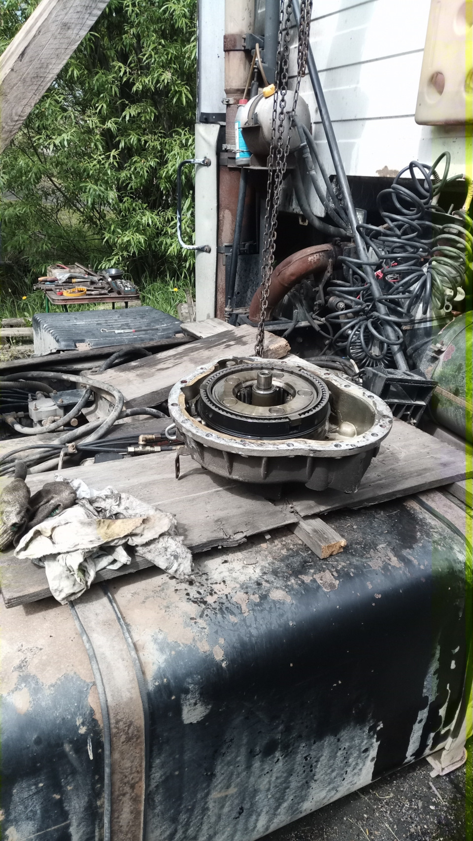 Неисправность демультипликатора. — МАЗ 5440 А5, 1,5 л, 2011 года ...