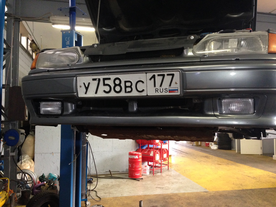 Противотуманки, губа, правильное занижение — LADA 2114, 1,5 л., 2005 ...