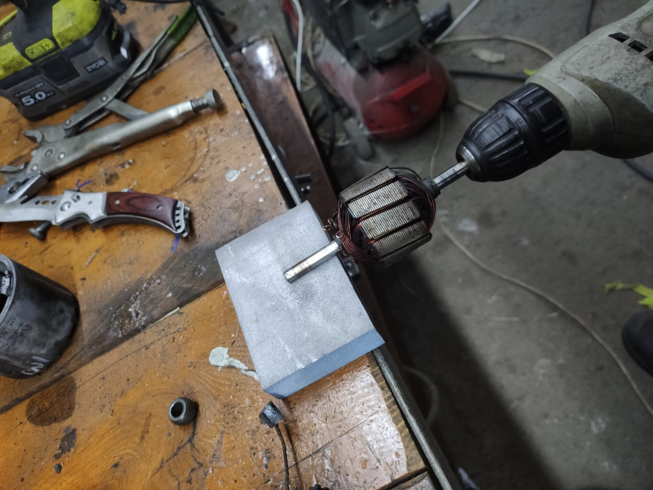 Полнейший ремонт моторчика печки: втулки, щетки, коллектор. — Opel ...