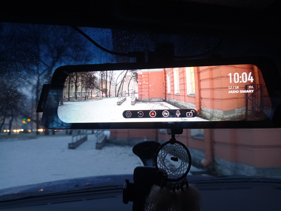 Как снимает видеорегистратор зеркало Зеркало регистратор Jado D230 - Daewoo Nexia (N150), 1,5 л, 2011 года наблюдение