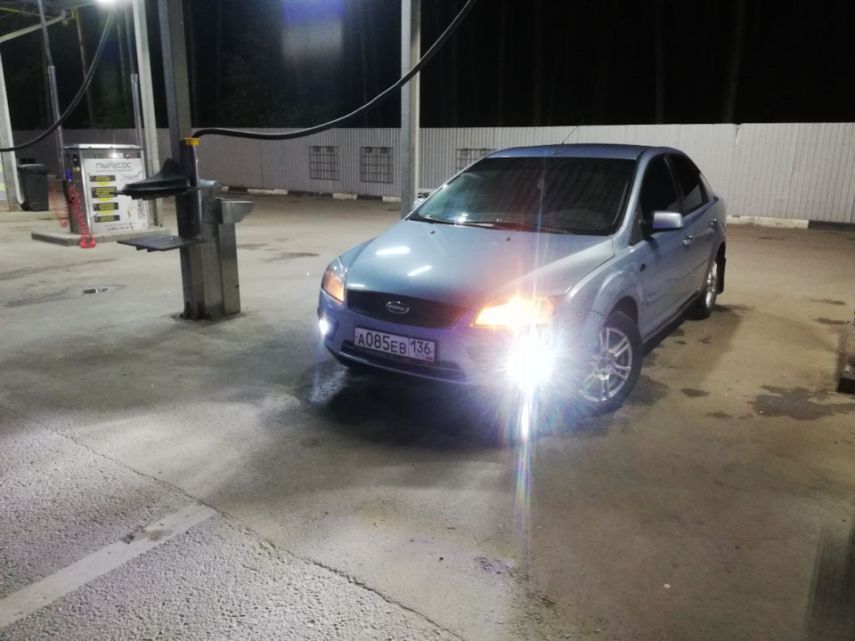 Туманки — Ford Focus Sedan II, 1,8 л, 2007 года | тюнинг | DRIVE2
