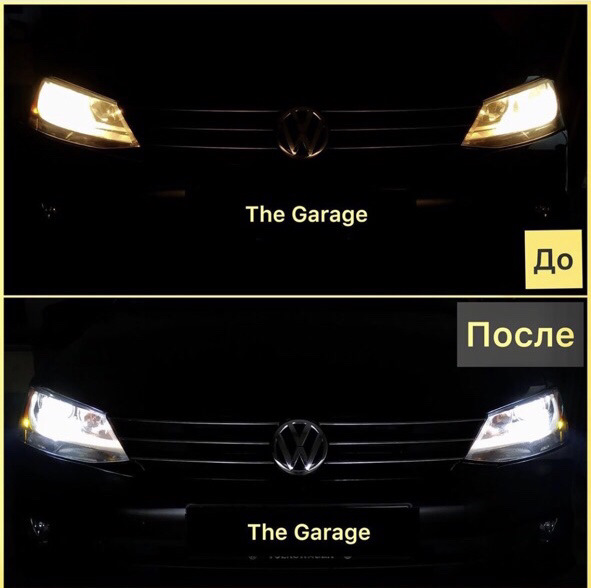B-LED линзы с дхо на джетта 6 — Volkswagen Jetta VI, 1,8 л, 2015 года ...