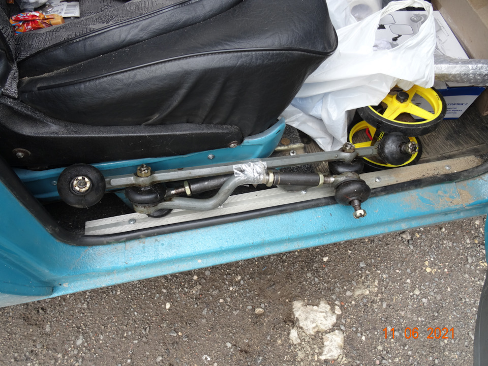 Поменяли цапфу, подшипники, шаровые, рулевую трапецию и колонку — ИЖ ...