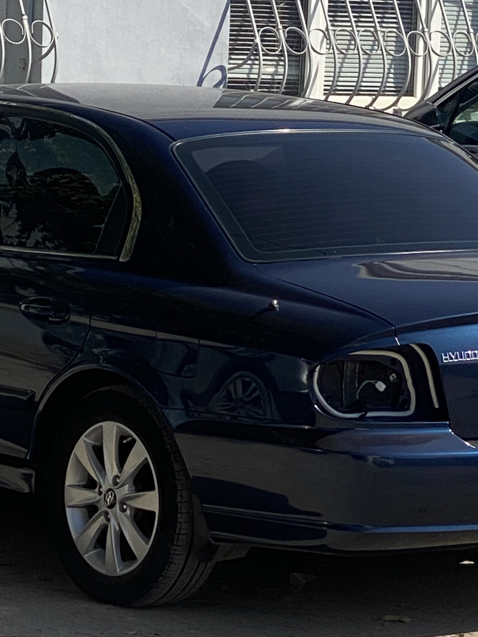 Первая доработка задний фонарей. — Hyundai Sonata IV (EF), 2 л, 2007 ...