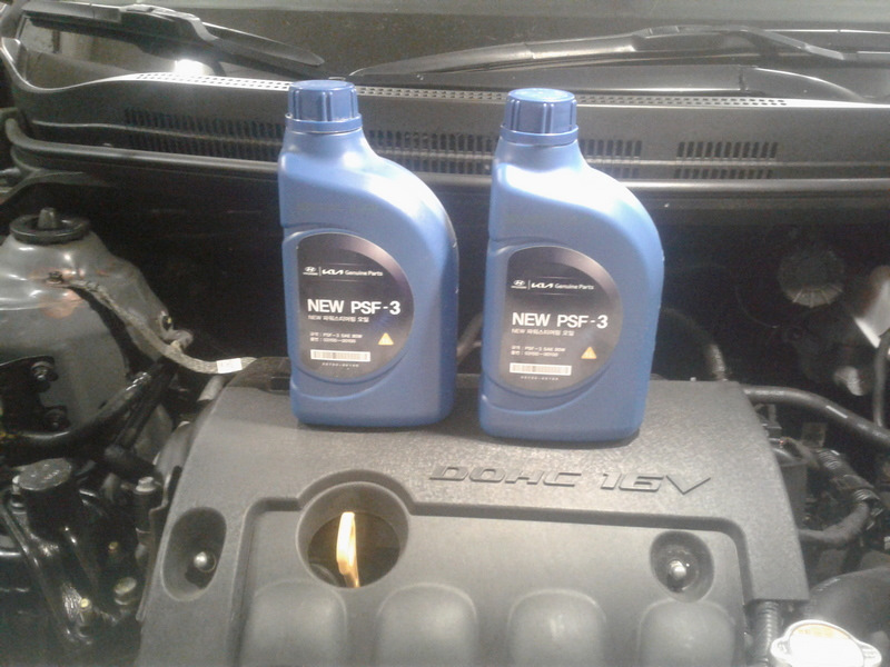 Замена жидкости ГУР — KIA Rio (3G), 1,6 л, 2012 года | расходники | DRIVE2