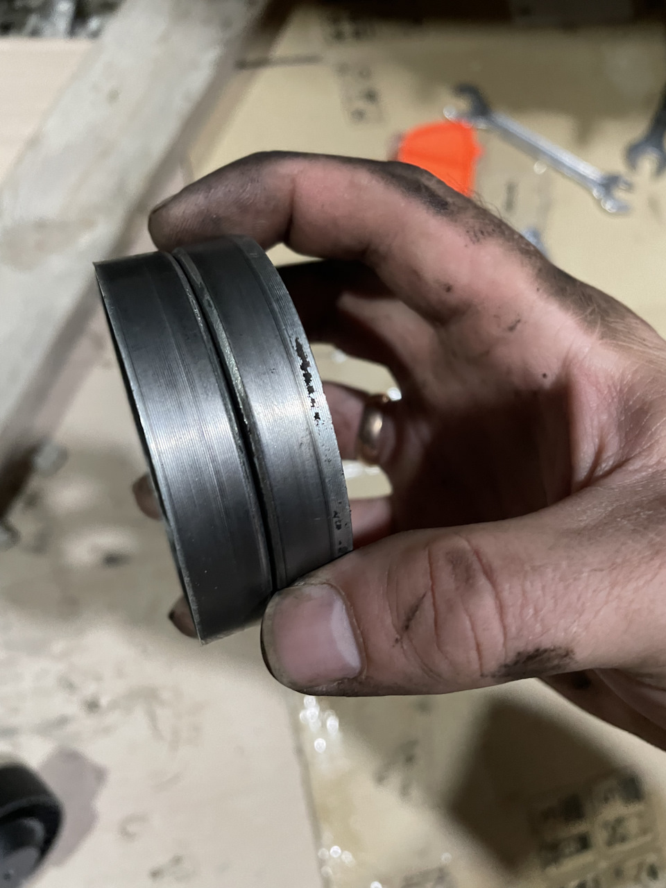 Замена паразитного ролика (обводной) — Mazda 6 (1G) GG, 2 л, 2004 года ...