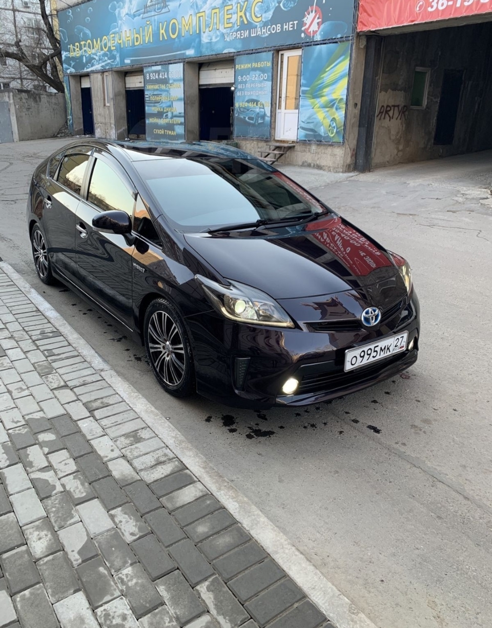 Вот и сам вид авто) — Toyota Prius (30), 1,8 л, 2013 года | просто так |  DRIVE2