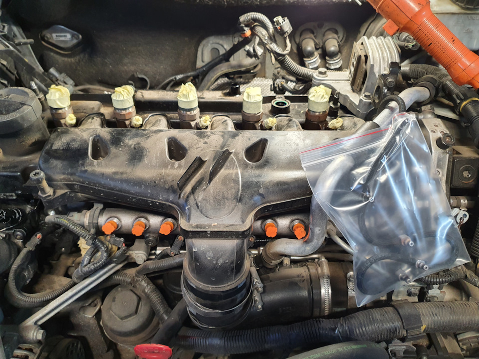 Вихревые заслонки, свечи накала и дросельная заслонка. — Volvo XC90 (1G ...