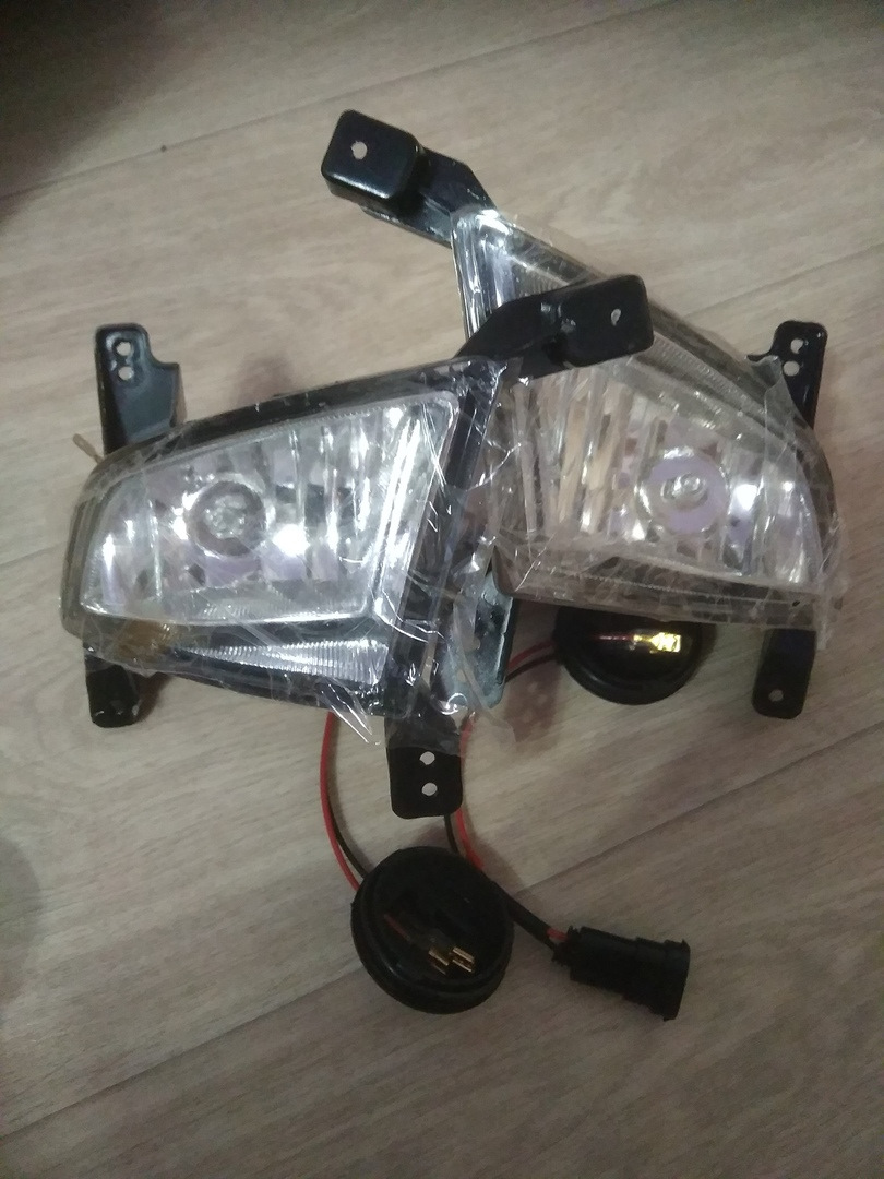 Установка и подключение ПТФ (треугольные) — Lada Приора универсал, 1,6 ...