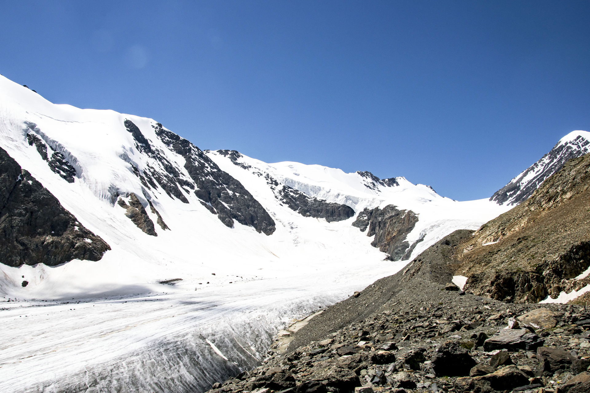Ледник Актру горный Алтай где находится