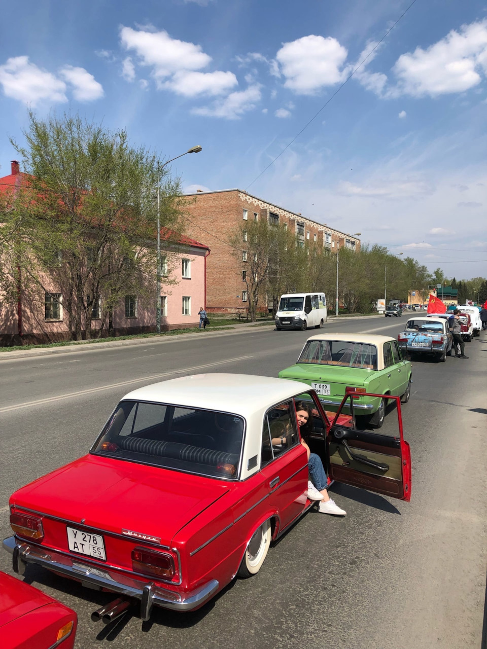 9 Мая Ретро пробег — Lada 2103, 1,5 л, 1976 года | встреча | DRIVE2