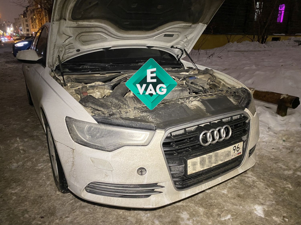 AUDI A6 C7 2.8 FSI 204 лс CHVA \"2011. Перепрошивка на ЕВРО-2 после ...