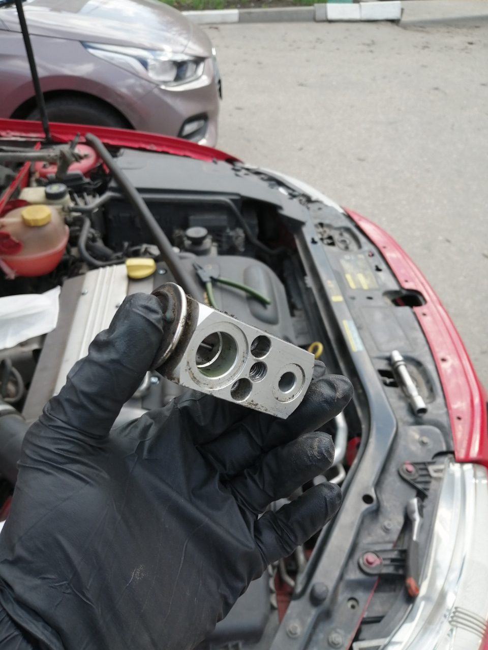 Клапан трв и заправка фрион попытка номер 2 — Saab 9-3 (2G), 2 л, 2003 ...