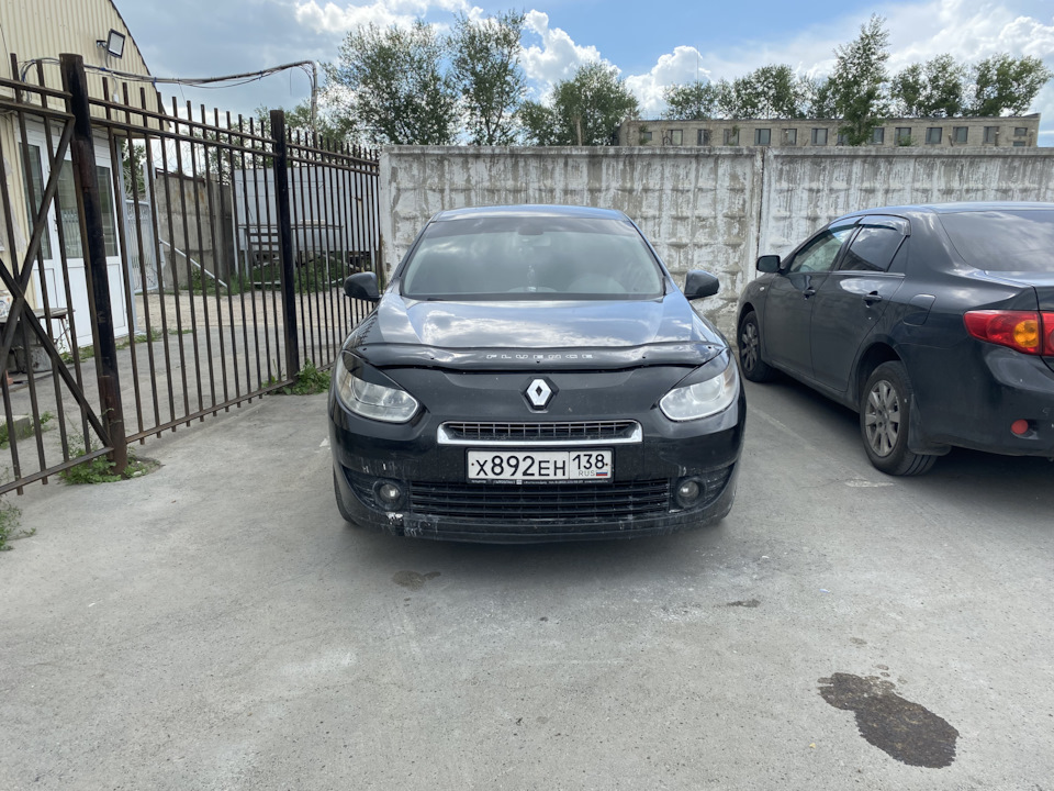 #002 Реснички на фары. — Renault Fluence, 1,6 л, 2010 года | стайлинг ...