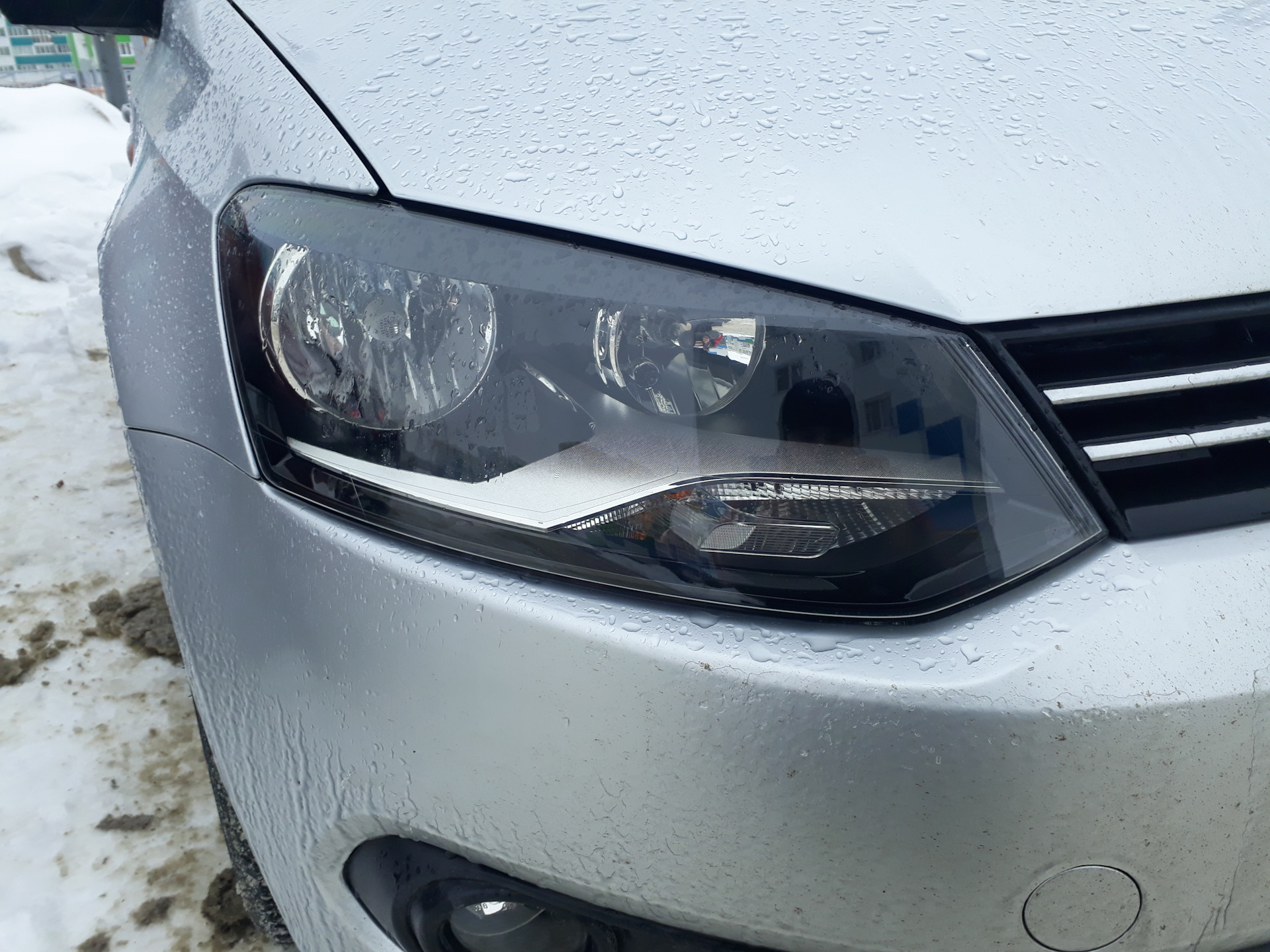 Фары H7/H7 от поло хетчбек — Volkswagen Polo Sedan, 1,4 л, 2018 года ...