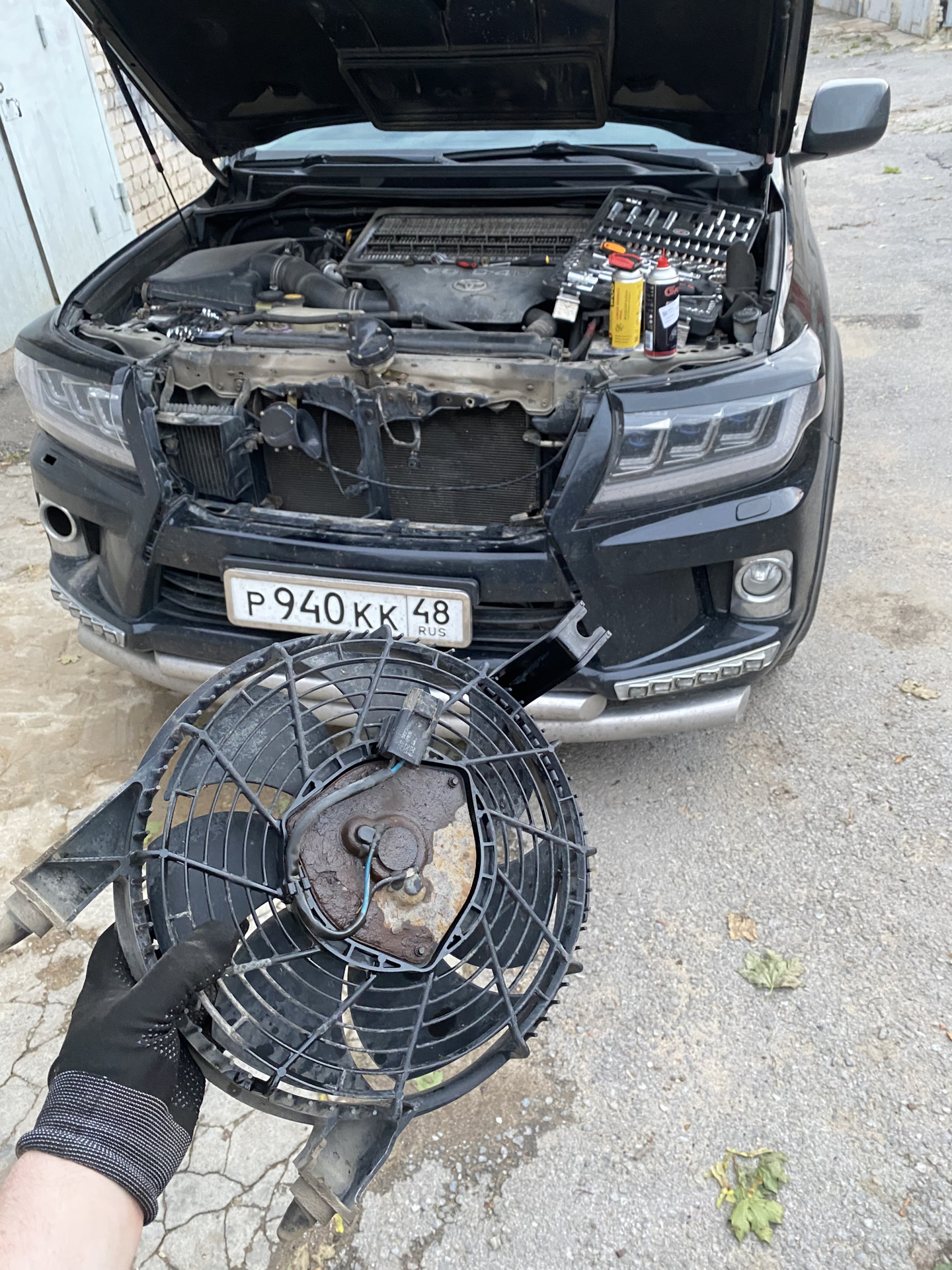 Диффузор кондиционера вышел из чата, давно пора — Toyota Land Cruiser ...