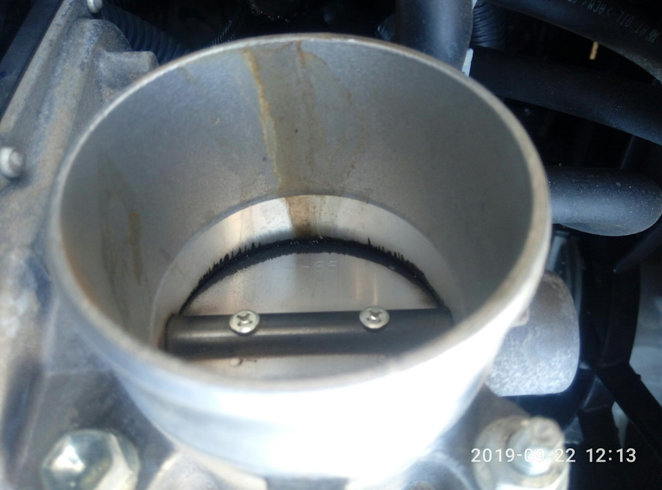 Заслонка дросселя — Toyota Corolla (140/150), 1,6 л, 2012 года ...