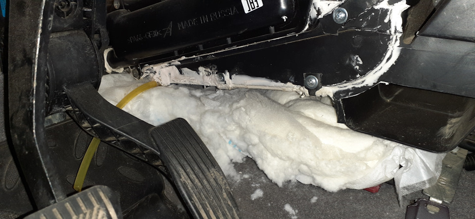 Печка течет. — Lada Калина хэтчбек, 1,6 л, 2013 года | своими руками ...