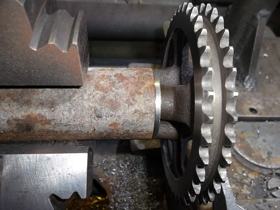 Доработка двойной звёздочки промежуточного вала ЗМЗ 409 .Подшипник ...