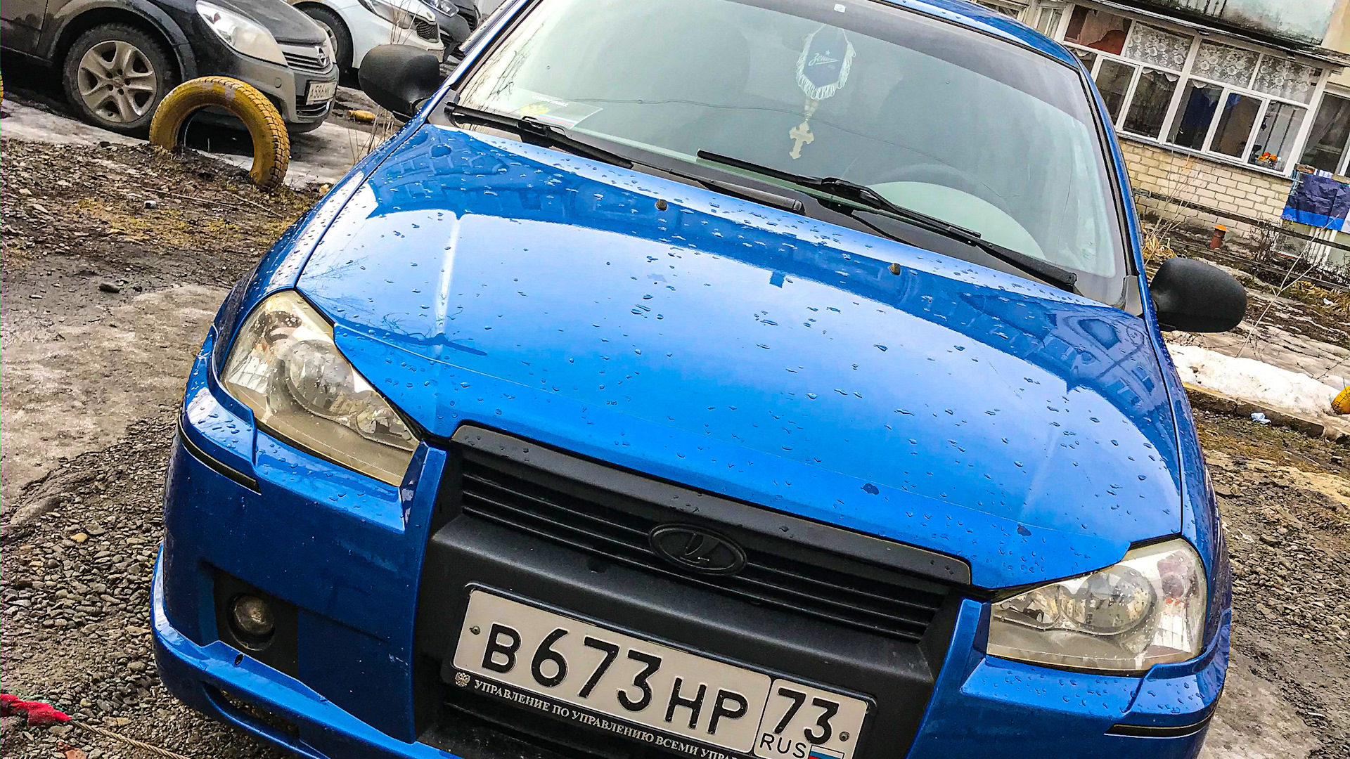 Lada Калина хэтчбек 1.6 бензиновый 2007 | Синяя Черепашка💙🐢😈 на DRIVE2