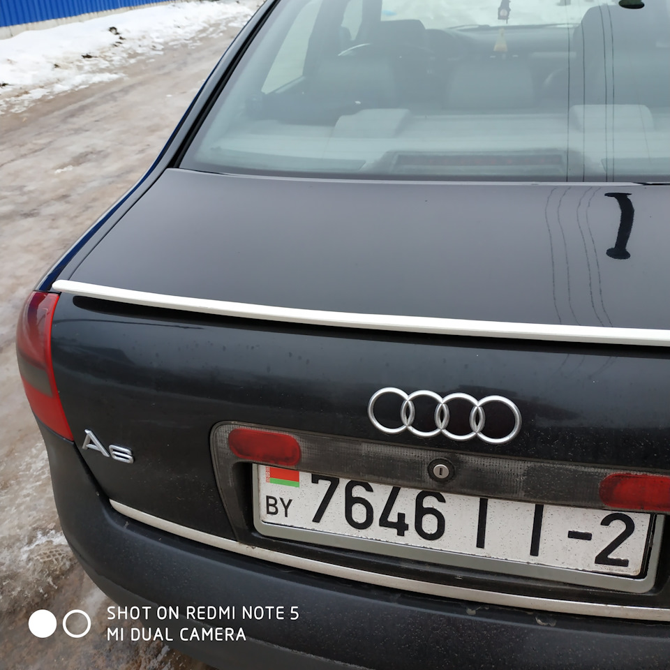 Спойлер. Как крепить? — Audi A6 (C5), 2,5 л, 1998 года | аксессуары ...