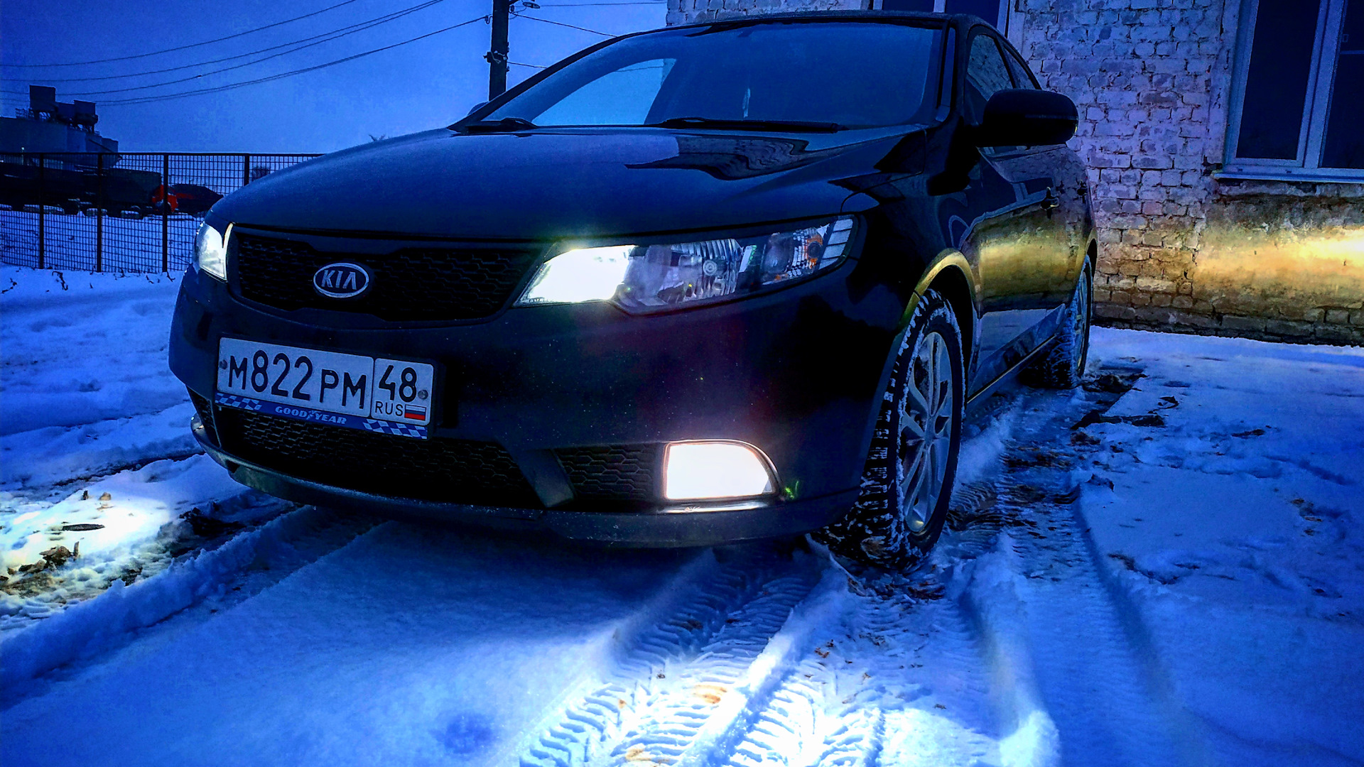 Kia Cerato зима