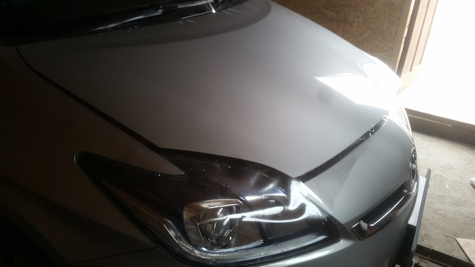 Самостоятельное бронирование капота пленкой oraguard 270 — Toyota Prius ...