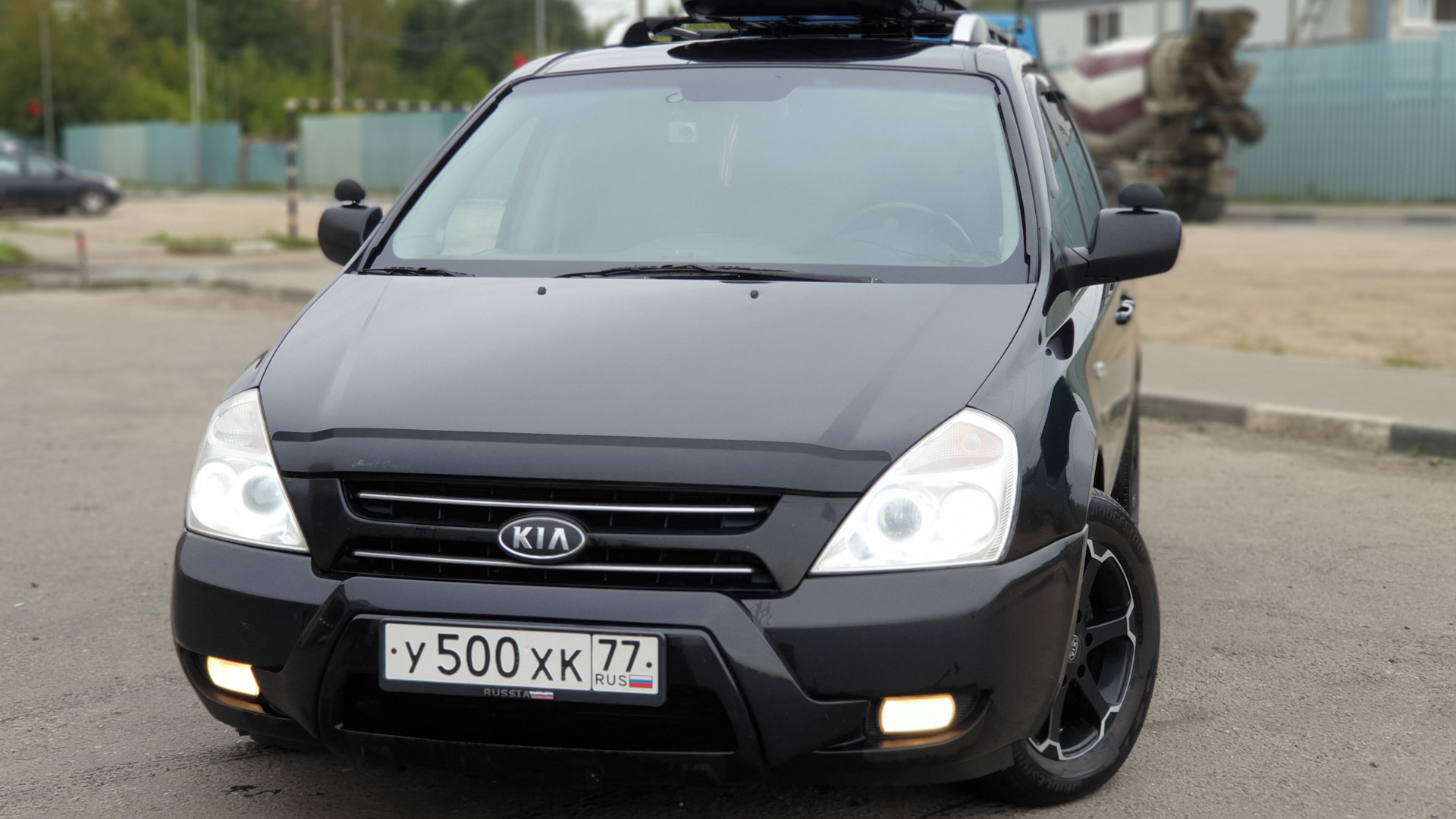 KIA Carnival (2G) 2.9 дизельный 2008 | Черный Бегемот на DRIVE2