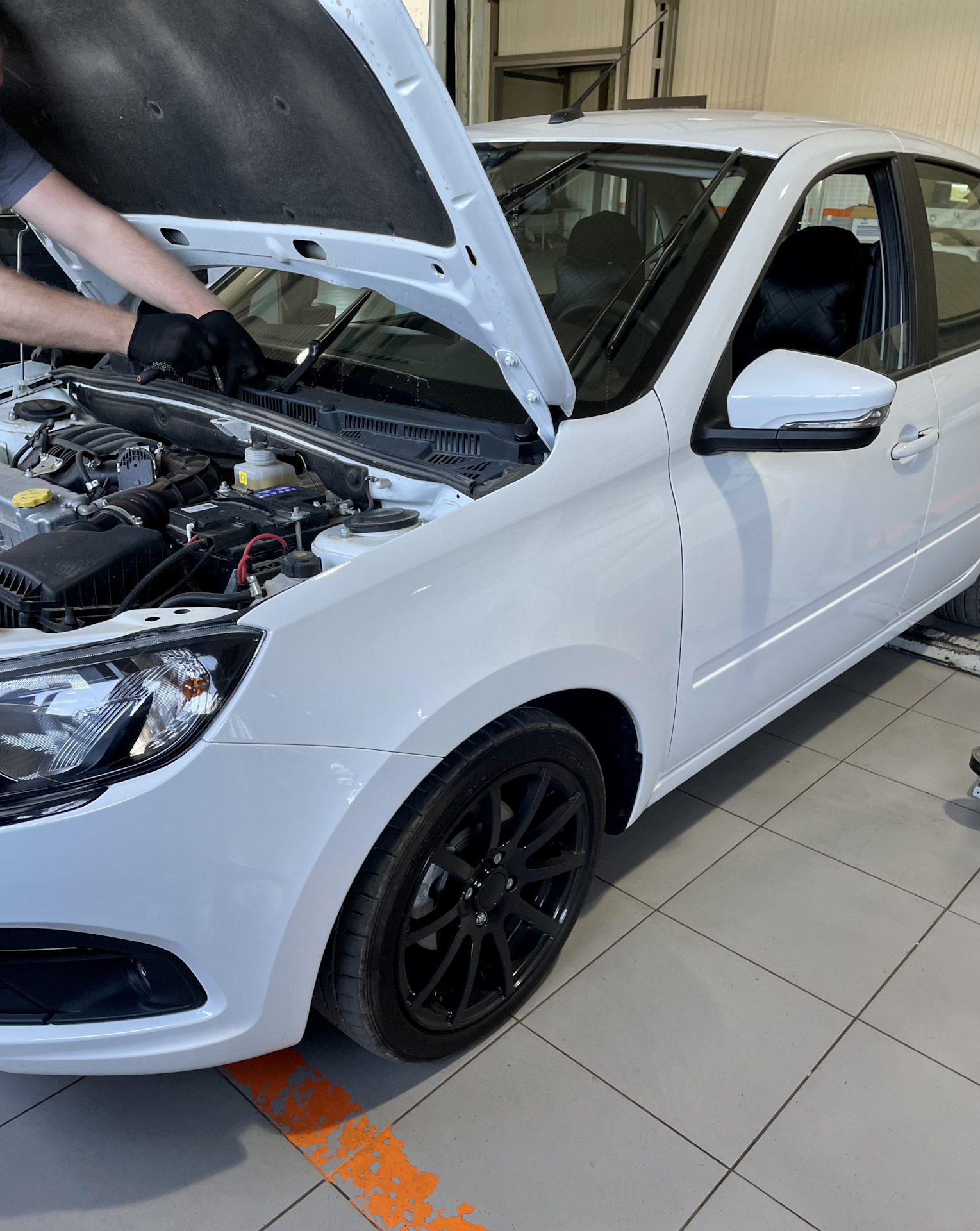 ТО-1 + дооснащение ГЛОНАСС — Lada Гранта (2G) FL, 1,6 л, 2023 года ...