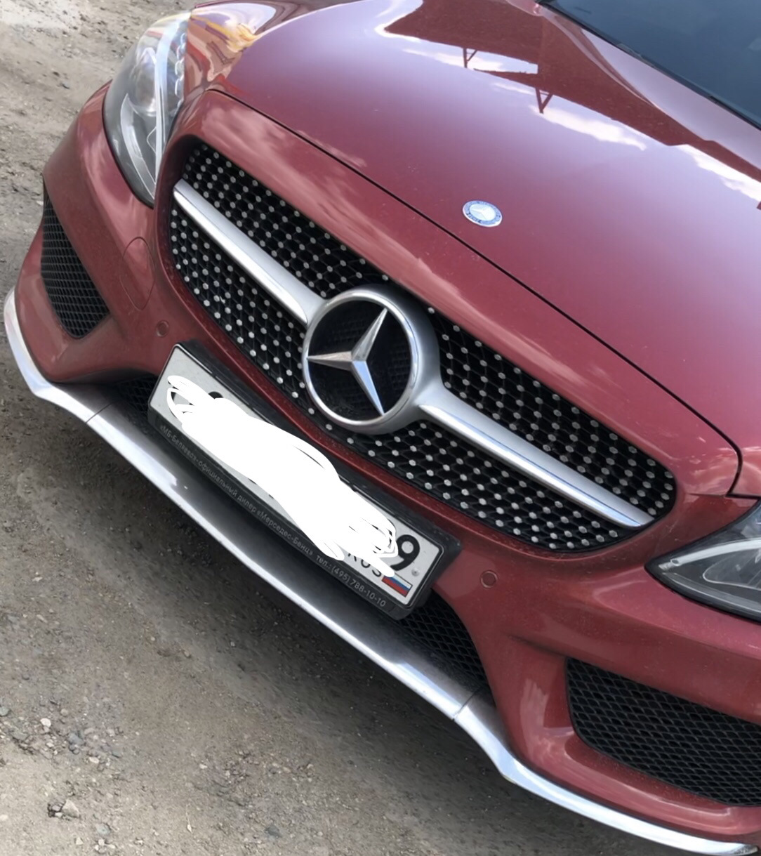 Продам бампер в сборе с решетко diamond grill — Mercedes-Benz C-Class ...